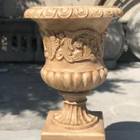 گلدان سیمانی سنگین کوروش ضد سرقت آبنما مفتولی