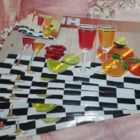 زیربشقابی به همراه زیر لیوانی
