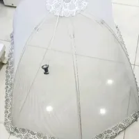 سیسمونی و پشه بند چتری حریر|اسباب و اثاث بچه|قم, نیروگاه|دیوار