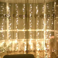 ریسه پرده ای سوزنی ۳ متری 16 آویز|ریسه و چراغ تزئینی|تهران, وحیدیه|دیوار