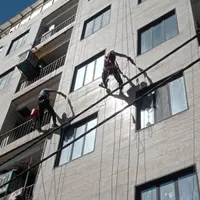 خدمات پیچ ورولپلاک سنگ شستشو نما کار باطناب راپل|خدمات پیشه و مهارت|کرج, باغستان|دیوار