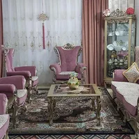 مبل سلطنتی ۹نفره|مبلمان خانگی و میز عسلی|اصفهان, هیستان|دیوار