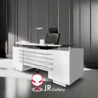 میز‌مدیریت و کنفرانس ۲۰۲۸ گرد شیشه جی ار گالری|مبلمان اداری|تهران, فردوسی|دیوار
