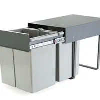 سطل تو کابینتی دو مخزن بزرگ ۵۰ لیتری