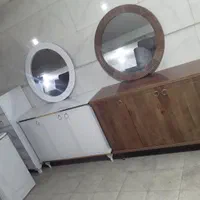 میز کنسول بااینه به قیمت تولیدی|بوفه، ویترین، کنسول|سبزوار, طبرسی (جعفرآباد)|دیوار
