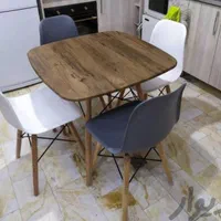 میز و صندلی 4 نفره فایبرگلاس نشکن پایه ایفلی|میز و صندلی غذاخوری|شیراز, وزیرآباد|دیوار