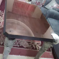 میزناهارخوری ۴نفره چوب راش روسی رنگ البالویی