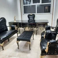 مبلمان اداری میز مدیریت الماس ورق طلا کلاسیک نیمست|دفتر کار|تهران, فاطمی|دیوار