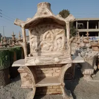 باربیکیو کباب پز منقل بتنی آبنما نیمکت|مصالح و تجهیزات ساختمان|تبریز, |دیوار