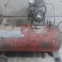 پمپ باد جفت سلند۱۵۰لیتری بدون دینام