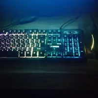 باندل موس و کیبورد گیمینگ گرین مدل GKM 605 RGB