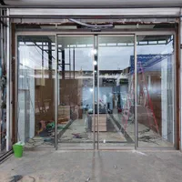 درب اتوماتیک شیشه ای تلسکوپی|مصالح و تجهیزات ساختمان|تهران, مهران (سیدخندان)|دیوار