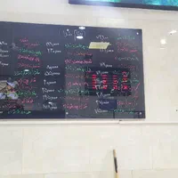 تخته وایت برد شیشه ای۱۲۰×۷۰ همراه پایه نگهدارنده|لوازم التحریر|مشهد, هفده شهریور|دیوار