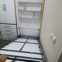 تخت تاشو به همراه کمددیواری|تخت و سرویس خواب|قم, کلهری|دیوار