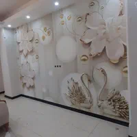 خدمات رنگکاری کاغذدیواری پوستر کابینتو pvc|خدمات پیشه و مهارت|قم, باجک دو|دیوار