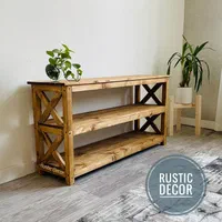 میز تلویزیون چوبی روستیک دکور|میز تلویزیون|تهران, یافت آباد جنوبی|دیوار