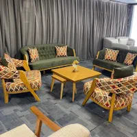 مبل مینیمال سانیا مبلمان راحتی چوب پارچه کمجا