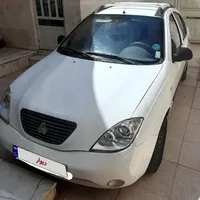 ماشین تیبا سفید مدل ۹۰