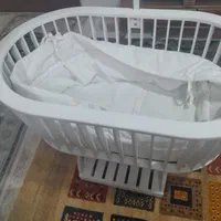 تخت کنار مادر(گهواره ای) درحد نو|تخت و سرویس خواب|تهران, صفا|دیوار