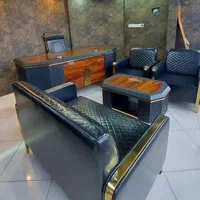 نیمست مبلمان اداری پارسیس + میز مدیریت یاقوت