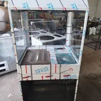 فرrafفلافل زن چهارtaei همبرsz استیک ذغالی+ فریزر