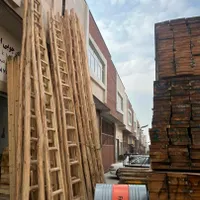 فروش تخصصی نردبان های چوبی بنایی تخته ۴ متری|عمده‌فروشی|کرج, شهرک آسمان|دیوار