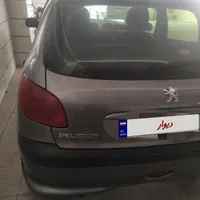 پژو 206 تیپ 2 خاکستری مدل 90 کارکرد 340|خودرو سواری و وانت|سمنان, |دیوار