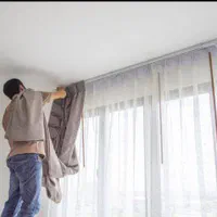 دوخت پرده نصب پرده تعمیر پرده شست شوی پرده