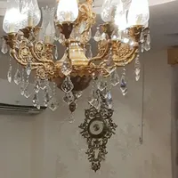لوستر برنز 10 شاخه|لوستر و چراغ آویز|تهران, نیاوران|دیوار