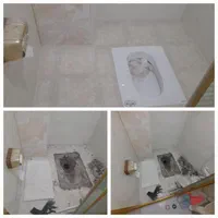 کاشی کاری .تعمیرات. تعویض سنگ توالت. رفع نم و نشتی|خدمات پیشه و مهارت|تبریز, |دیوار