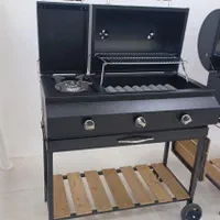 باربیکیو ۸۰ سانتی پلوپز دار گازی زغالی دومنظوره|اجاق گاز و لوازم برقی پختوپز|چهارباغ, |دیوار