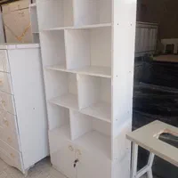 کتابخانه|کتابخانه، شلف، قفسه‌های دیواری|بندر گناوه, |دیوار