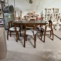 میز نهارخوری سم آهویی چوب روس نراد