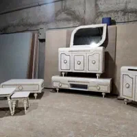 اینه کنسول اینه و کنسول میز تلویزیون سوزان|بوفه، ویترین، کنسول|تبریز, |دیوار