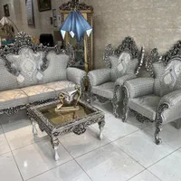 مبل سلطنتی نقره ای