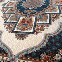 فرش 3در4 لوزان کرمی رنگ نو
