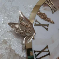 ساعت دیواری دست ساز طرح پروانه|ساعت دیواری و تزئینی|تهران, مجیدیه|دیوار