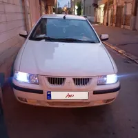 خودرو سمند سفید