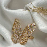 (فروشگاه بدلیجات آمیتیس)انگشتر پروانه مارک ژوپینگ|بدلیجات|تبریز, |دیوار