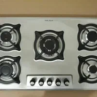 اجاق گاز چدن اپکس استیل صفحه ای روگازی هودمشکی
