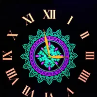 ساعت دیواری بلکلایت طرح کلاسیک blacklight|ساعت دیواری و تزئینی|تهران, مرزداران|دیوار