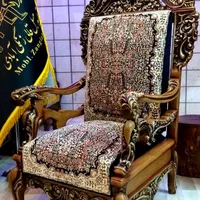 چوب گردو ( مبل قالی زنگی ابادی )|مبلمان خانگی و میز عسلی|کرمان, |دیوار
