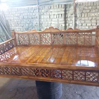 تولیدی تخت سنتی کد 258|مبلمان خانگی و میز عسلی|قم, قلعه صدری|دیوار
