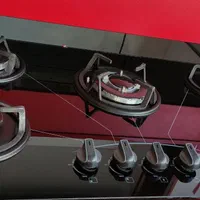 گاز رومیزی جنرال شیشه ای5شعله|اجاق گاز و لوازم برقی پخت‌وپز|هشتگرد, هشتگرد قدیم|دیوار