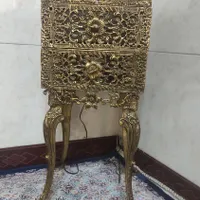 میز تلفن برنز