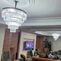 لوستر طبقاتی مدرن خاص|لوستر و چراغ آویز|رشت, استقامت ۱|دیوار