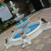 آبنما پاشوردار فرشتگان بتنی فایبرگلاس مجلل شیک|مصالح و تجهیزات ساختمان|یزد, |دیوار