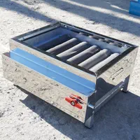 کبابپزگازی استیل ۴۰×۳۰ منقل گازی