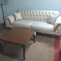 مبل چسترمبل پاریس راحتی چرم پارچه.۶ماه چک بدون سود|مبلمان خانگی و میز عسلی|ساری, |دیوار