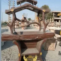 باربیکیو منقل کباب پز آبنما بتنی حوض مجسمه فرشته|مصالح و تجهیزات ساختمان|تبریز, |دیوار